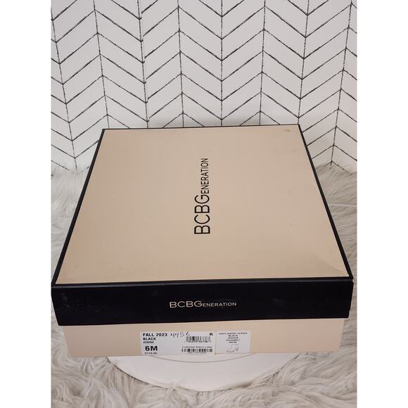 BCBGeneration Jeanne Platform Booties for Women – Black Boots - Size 6M - Picture 8 of 8